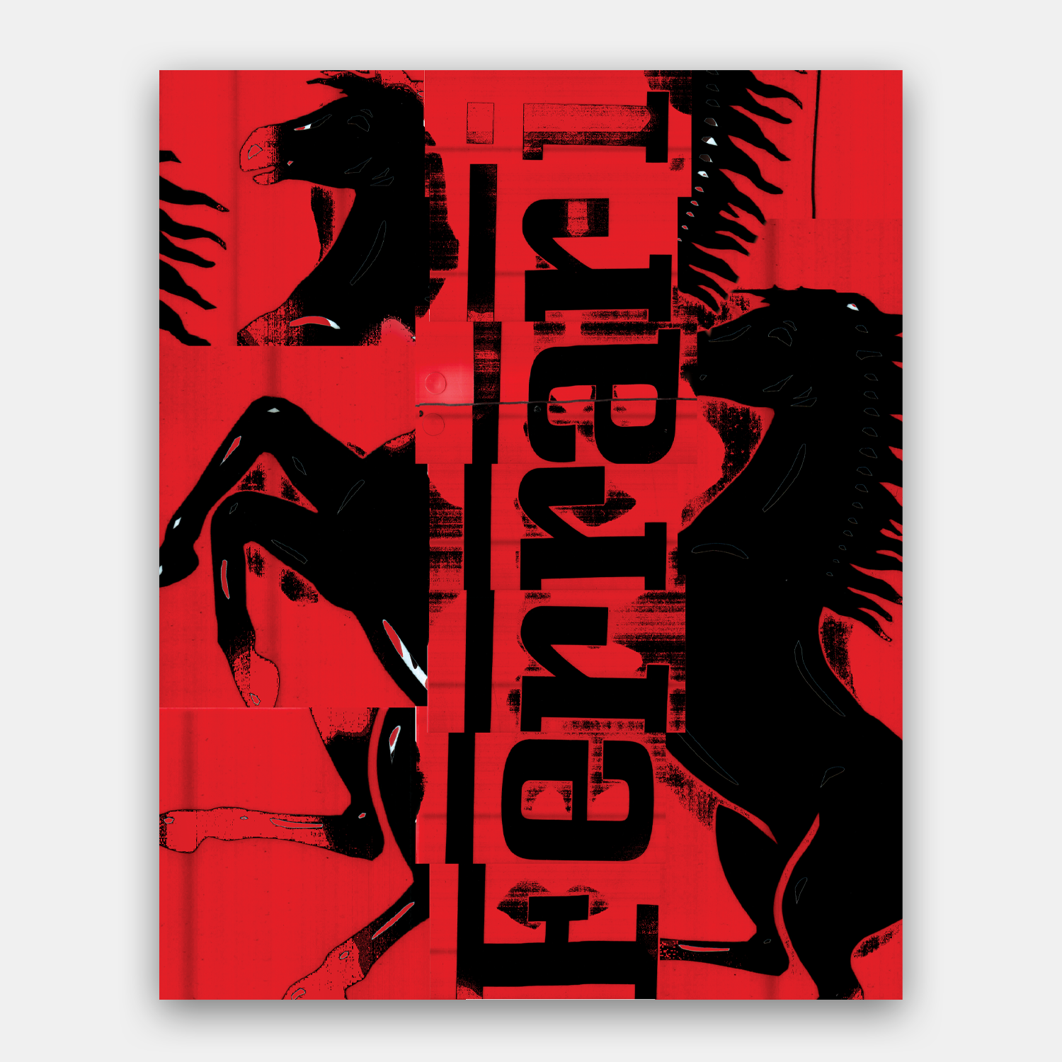 Rosso Print Poster