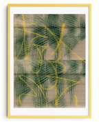 Crayon Print Poster in frame