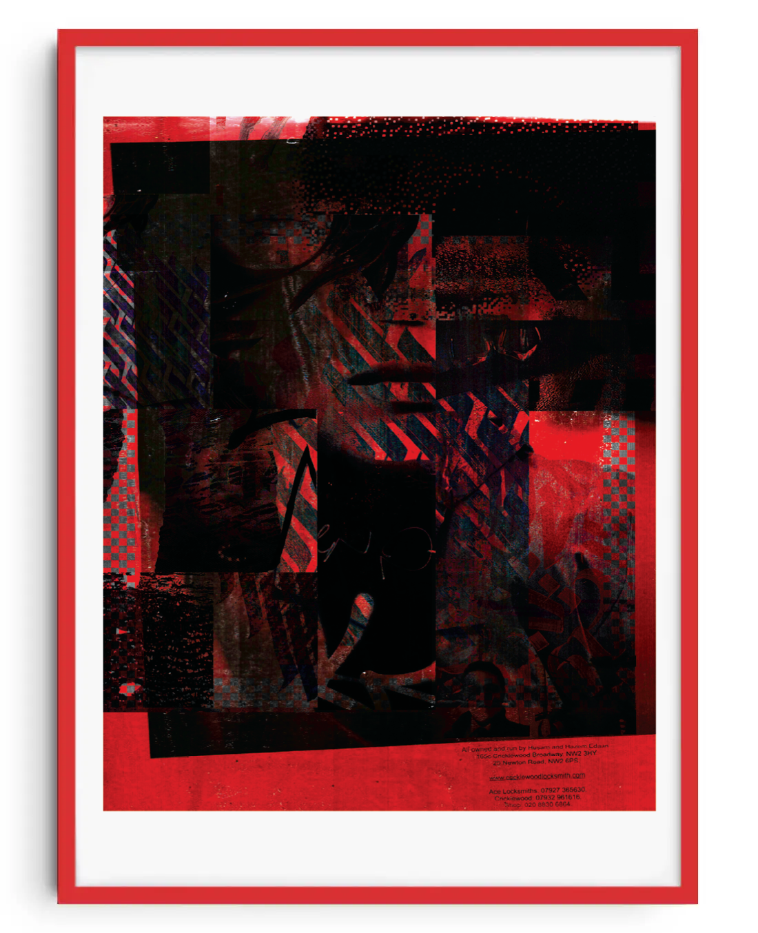 Grillz Print Poster in frame