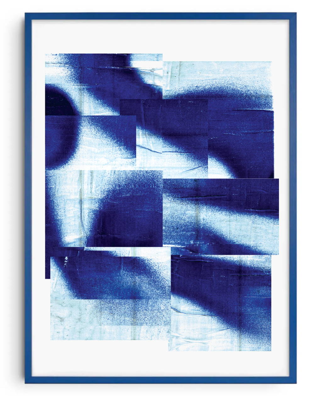 Spray Print Poster in frame